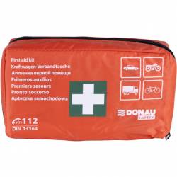 Apteczka samochodowa DONAU SAFETY materiałowa DIN pomarańczowa 32542411-07