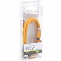Kabel USB - microUSB PLATINET HERA 1m 2,4A żółty (43296)