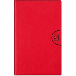 Kalendarz A6 Notesowy CLASSIC (C4), 27 - czerwony mat, UNIQUE 100 x 160 mm TELEGRAPH