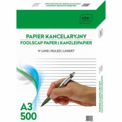Papier kancelar.A3 linia (500) INTERDRUK