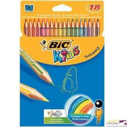 Kredki BIC Tropicolor 18kolorów 832567