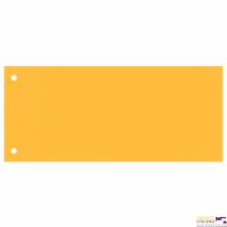 Przekładki kartonowe format 1/3 A4 Esselte, żółte (op. 100 szt.) 624448