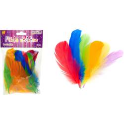 Piórka 4-8 cm, mix kol. (50 szt.) P-3295 ALIGA