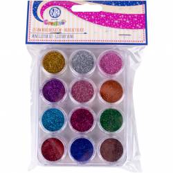 Mini brokaty- mieniący blask 12sztuk