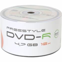Płyta DVD-R 4,7GB FREESTYLE 16x spindel w folii (50szt) (41990)
