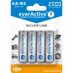 Akumulator Ni-MH EVERACTIVE Silver Line AA/R6 1900mAh blister (4szt)